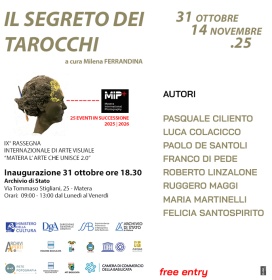 IL SEGRETO DEI TAROCCHI |  MATERA L'ARTE CHE UNISCE 2.0