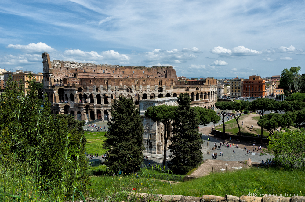 Il Colosseo visto dal Palatino
